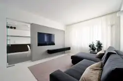 Qonaq otağı 17 kv m dizayn iki pəncərə