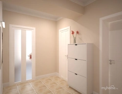 Hallway Interior In Beige Photo