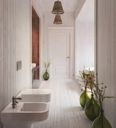 Clapboard bathtub photo