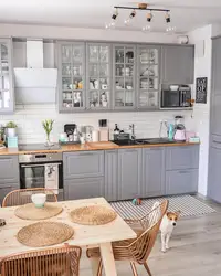 White kitchen in Scandinavian style photo