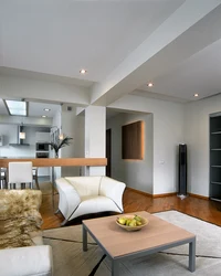 High ceiling design kitchen living room