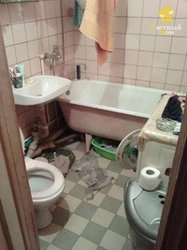 Хрущевтегі ванна бөлмесін жөндеу фото бюджеттік опция