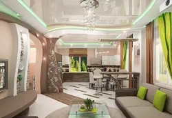 Kitchen design project 40 sq m