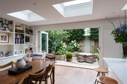 Living room with access to the veranda photo