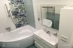 Doqquz mərtəbəli vanna otağının foto təmiri