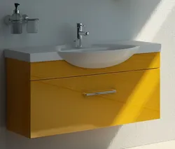 Shkafi fotosurati bilan hammomdagi lavabo