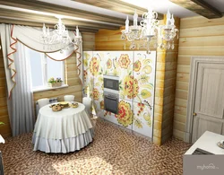 Дизайн русской кухни фото