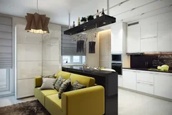 Studio apartment 30 sq m kitchen photo
