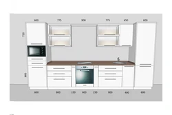 3m kitchen with refrigerator design