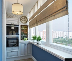 See photos of kitchen renovation on the balcony