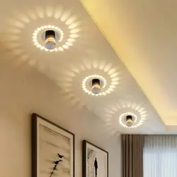 Suspended ceiling with spotlights and chandelier in the living room photo