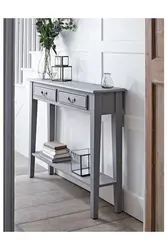 Console table in the hallway interior