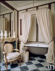 Bathroom curtain design photo