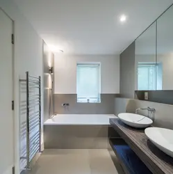 Bathroom 6 sq m with window design photo