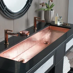 Photo Of A Bathroom Sink In A House