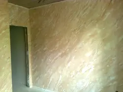 Photo Of Venetian Plaster On The Walls In The Kitchen