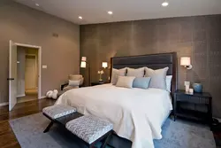 Accents in the bedroom interior photo