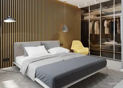 Slats In The Bedroom Interior