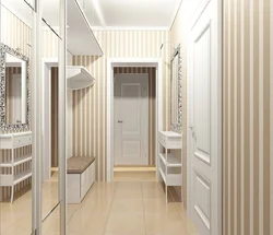 Design of a small hallway in a panel apartment