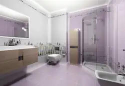 Дизайн ванной комнаты в керамине