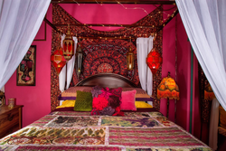 Oriental bedroom design