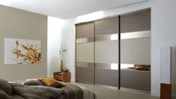Built-in wardrobe design in the living room
