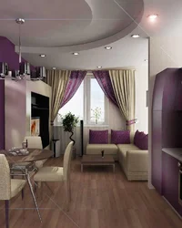 Apartment kitchen living room and bedroom photo