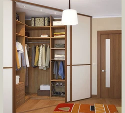 Photo Of A Small Dressing Room In A One-Room Apartment