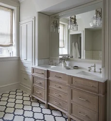 American bathroom interior