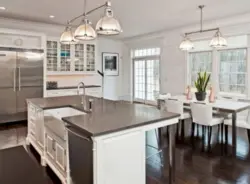 Modern kitchen with island design