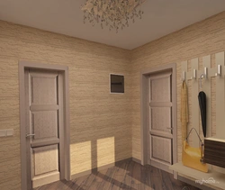 Photo How To Decorate The Walls In The Hallway Photo