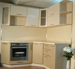 Warm beige in the kitchen interior