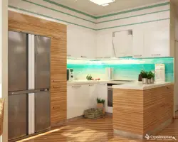 Морской интерьер кухни фото