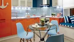 Marine kitchen interior photo