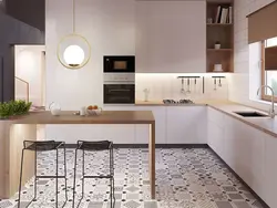 Kitchens with porcelain stoneware floors photo