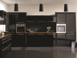 Built-in kitchen photo black
