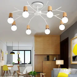 Тарҳи муосири chandeliers барои акс ошхона