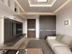 Room design 16 meters as a living room