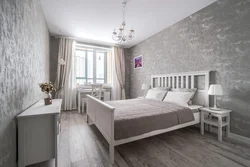 Bedroom wall plaster design