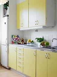 Kitchen in yellow style photo