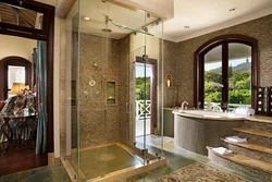 Country bathroom interior