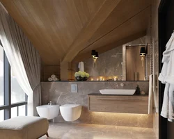 Country bathroom interior