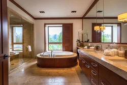 Country bathroom interior