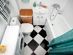 Layout of Khrushchev apartments bathroom photo