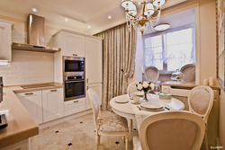 Photo of a modern kitchen in beige tones photo