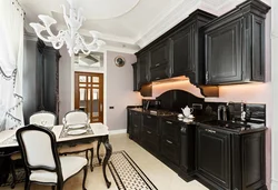 Kitchen design dark classic