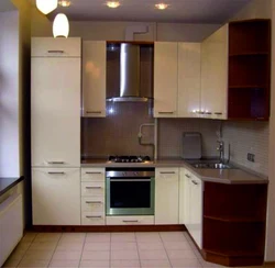 Khrushchev kitchen design photo corner