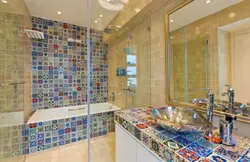 Mosaic tiles bathroom designs