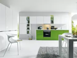 Gray green kitchen photo