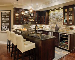 Stylish bar counters for the kitchen photo